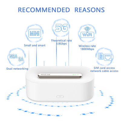 kopen Pinsur200 5G Mobiele Router Draagbare Draadloze Wifi met CPE WiFi van RJ45 5G Router online manufacture