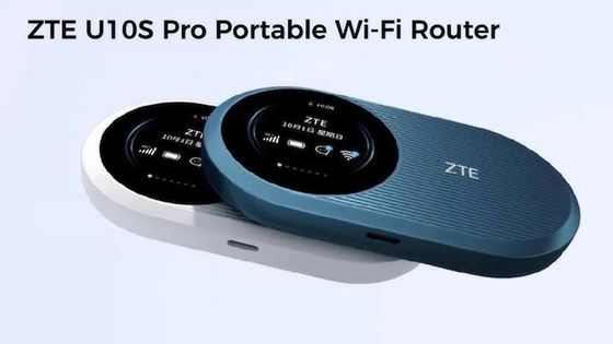 kopen Ontsloten ZTE U10S Pro Draagbare draadloze WiFi 229Mbps 4G LTE Router Mini Outdoor Modem Hotspot Met Sim Card Slot 3000mAh online manufacture