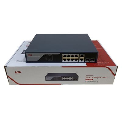kopen Hik Brand Ethernet Netwerk Switch DS-3E1310P-SI 8-poorts Fast Ethernet Smart POE Switch online manufacture