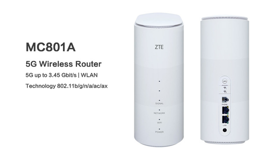 kopen CPE van ZTE MC801A 5G opende Binnenwifi Routers Binnen5g Router 100m SIM Card online manufacture